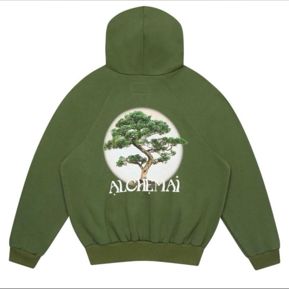 Alchemai Bonsai Zip Up Sweatshirt/Hoodie NWT